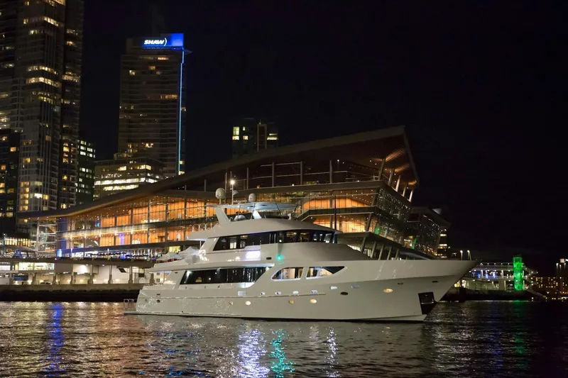 Slide: The Image of Crescent Custom Yachts 120 1992 - 7