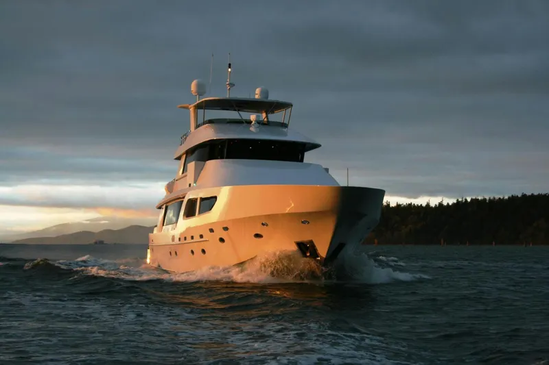 Slide: The Image of Crescent Custom Yachts 120 1992 - 4