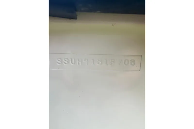Slide: The Image of Hull identification number on 2008 Pursuit C 340 Center Console boat. - 12