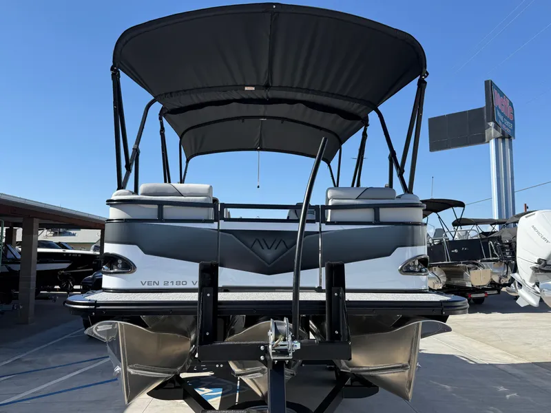 Slide: The Image of Avalon Venture 85 Versatile Rear Bench - 21 FT W/ 150HP Mercury! 2026 - 4