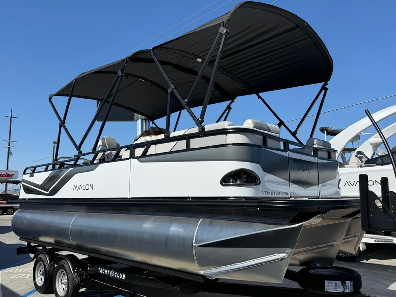 Slide: The Image of Avalon Venture 85 Versatile Rear Bench - 21 FT W/ 150HP Mercury! 2026 - 6