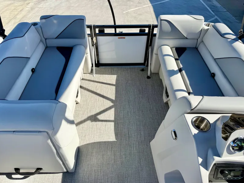 Slide: The Image of Avalon Venture 85 Versatile Rear Bench - 21 FT W/ 150HP Mercury! 2026 - 9