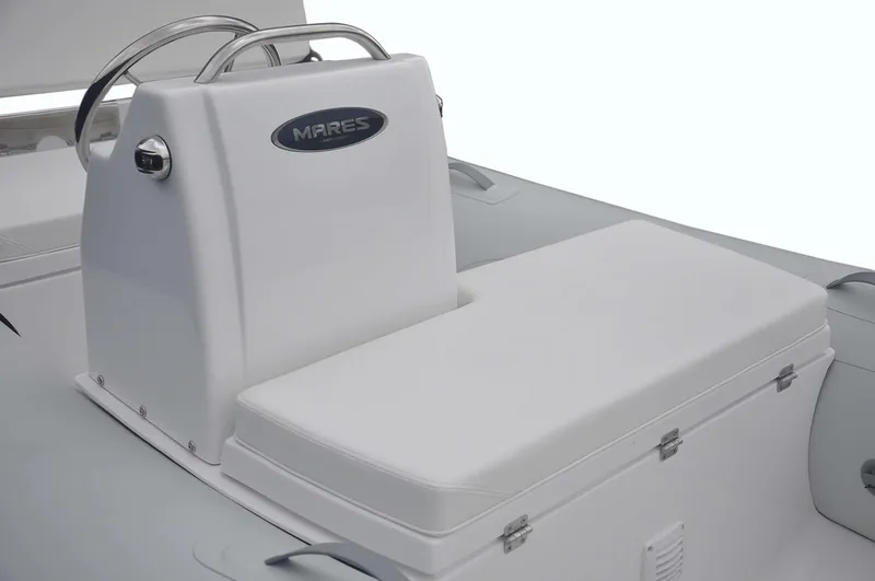 Slide: The Image of Manufacturer Provided Image: AB Inflatables Mares 12 VSX 2026, white seating area. - 3