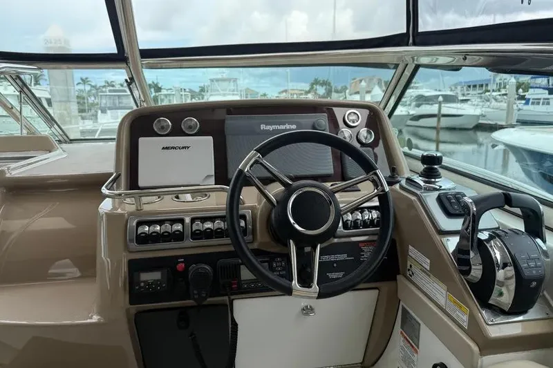 Slide: The Image of Helm of 2016 Formula 37 Performance Cruiser with Raymarine navigation system. - 24