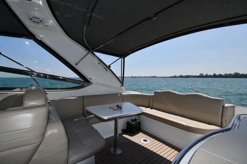 Slide: The Image of Luxurious interior of 2009 Formula 400 Super Sport yacht with lake view. - 20