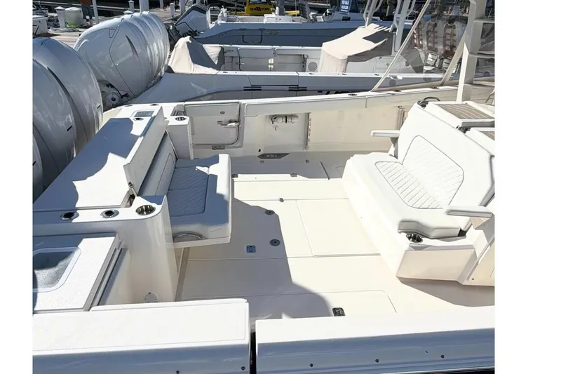 Slide: The Image of Interior of Pursuit S 428 Sport boat, 2023 model. - 5