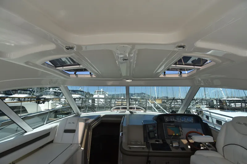 Slide: The Image of Interior view of 2007 Sea Ray 48 Sundancer yacht in harbor. - 36