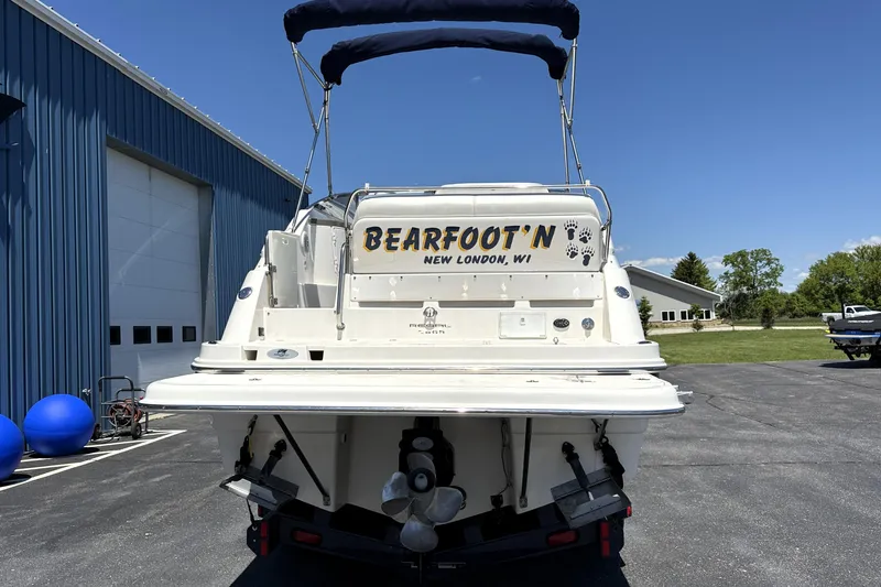 Slide: The Image of 2005 Regal Commodore 2665 boat named "Bearfoot'n" in New London, WI. - 6