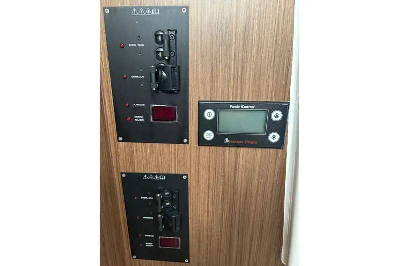 Slide: The Image of Control panel of 2025 Beneteau Antares 11 Fly with Fischer Panda iControl display. - 7
