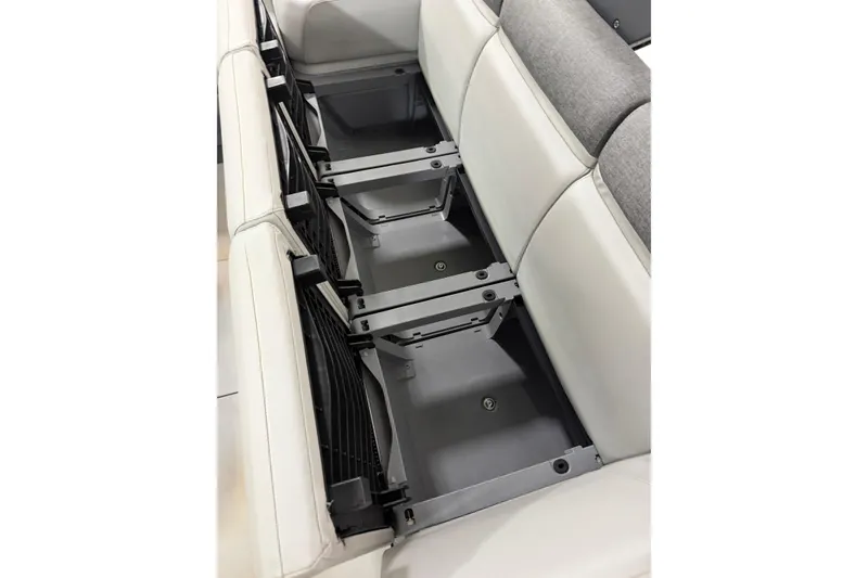 Slide: The Image of Interior storage compartments of 2022 Sea-Doo Switch Cruise 21 boat. - 13