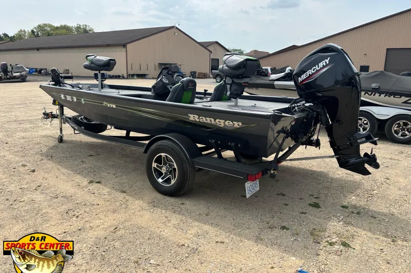 Slide: The Image of 2021 Ranger RT178 fishing boat with Mercury engine at D&R Sports Center. - 2