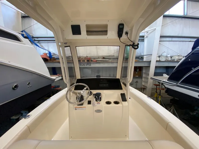 Slide: The Image of Interior view of Scout 220 XSF boat, model year 2026. - 6