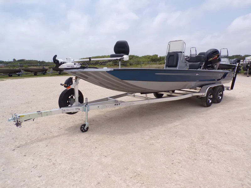 Slide: The Image of 2026 Xpress SW22B boat on trailer, ready for adventure. - 3