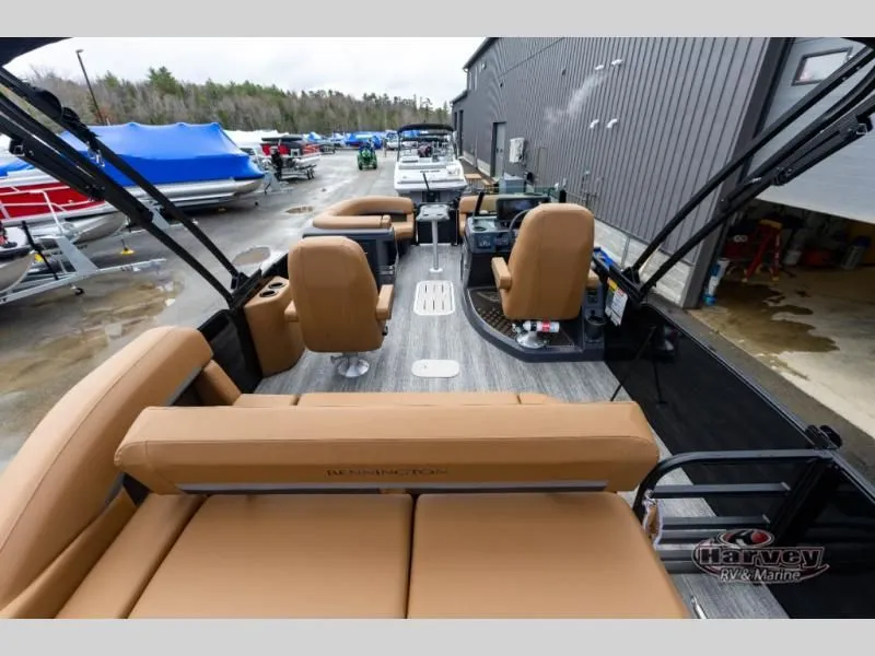 Slide: The Image of Interior view of a modern M Series 23 MSB boat, year 2026. - 10