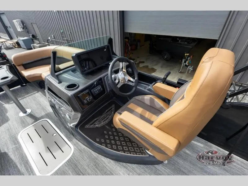 Slide: The Image of Interior of a 2026 M Series 23 MSB boat. - 23
