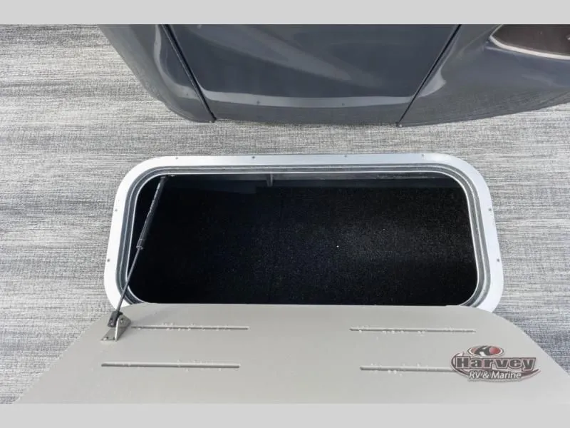 Slide: The Image of Storage compartment door of M Series 23 MSB 2026 RV. - 27