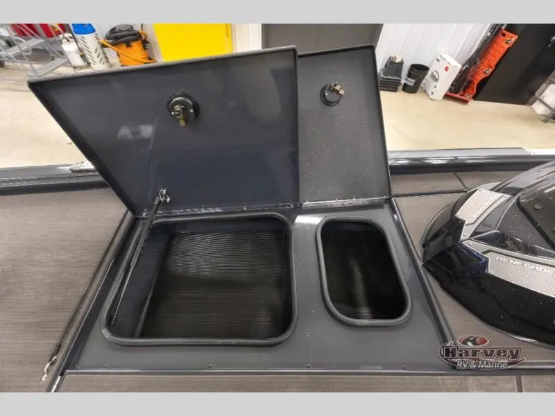 Slide: The Image of Renegade 1875 SS 2026 boat with open storage compartment. - 20