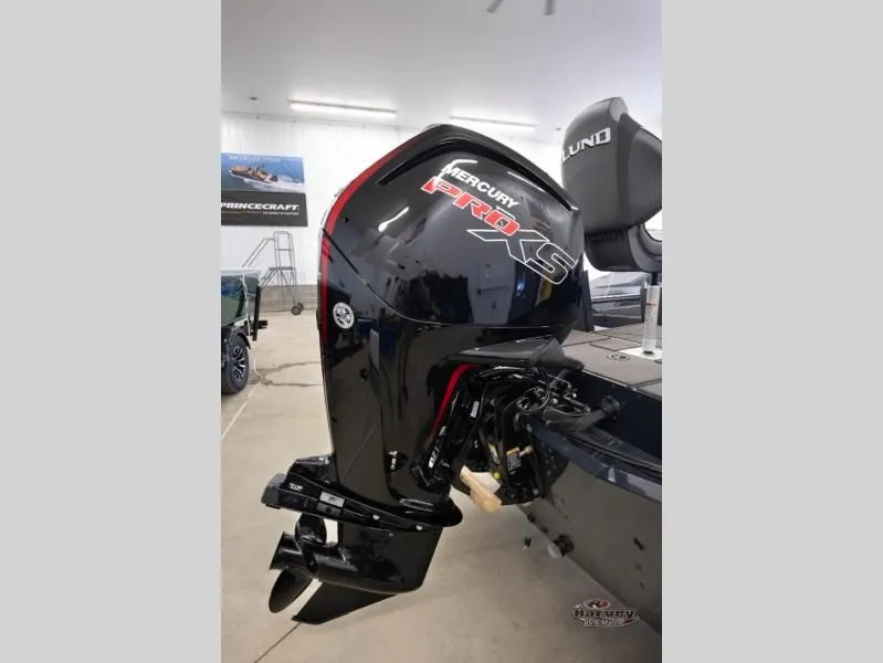 Slide: The Image of Mercury Pro XS outboard motor on Renegade 1875 SS boat, 2026 model. - 5