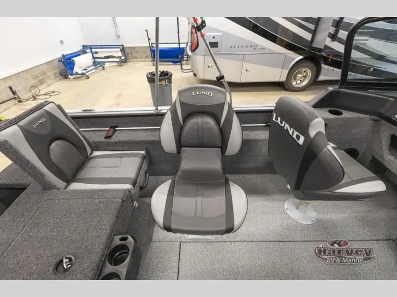 Slide: The Image of Interior of 2026 Impact XS 1775 Sport boat with gray seats. - 13
