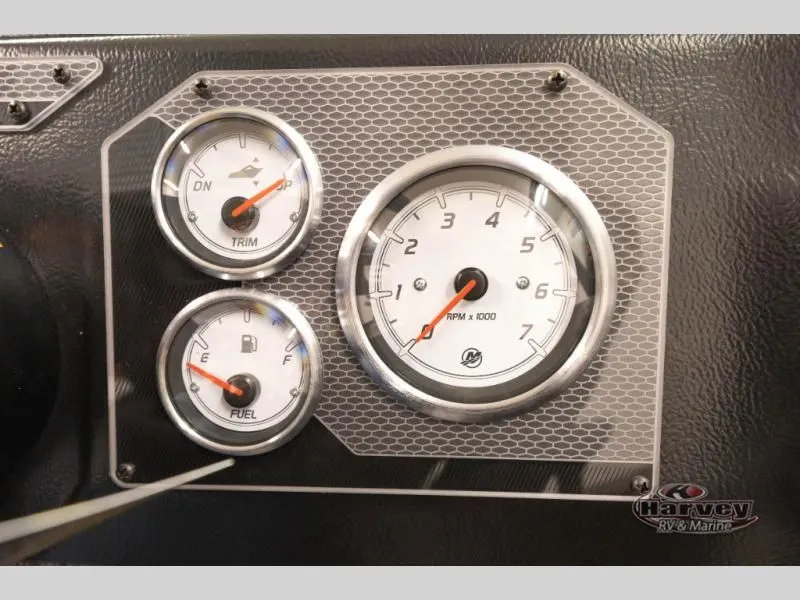 Slide: The Image of Dashboard of Impact XS 1775 Sport 2026 with tachometer and gauges. - 25