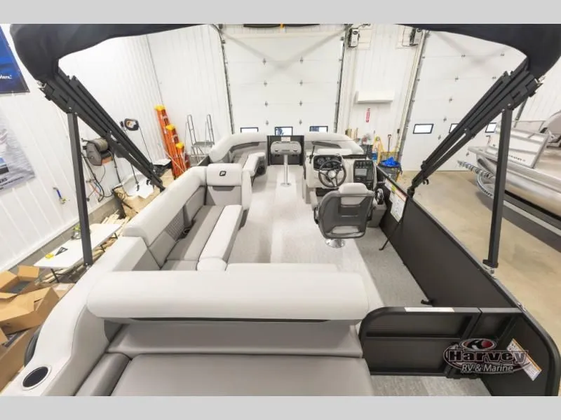 Slide: The Image of Interior view of Vectra Classic 21 RL boat, year 2026. - 11