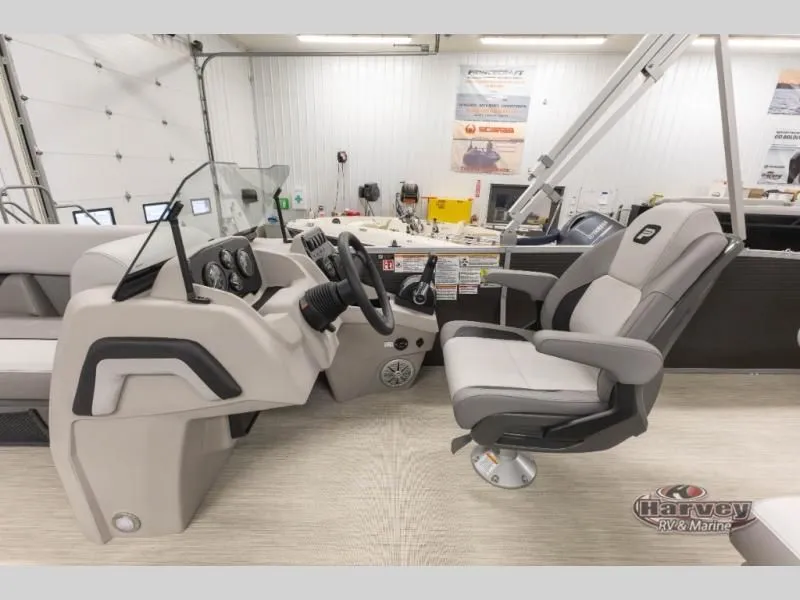 Slide: The Image of Interior view of Sportfisher Classic 21-2RS 2026 with helm console. - 20