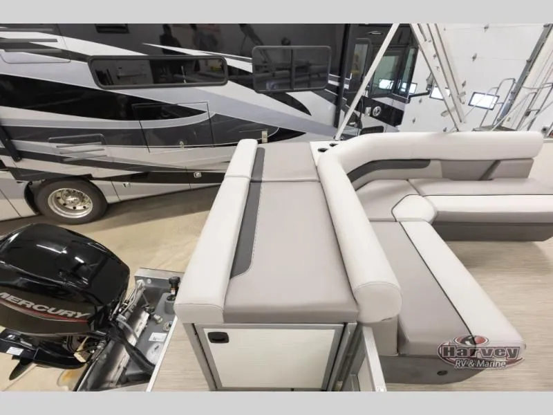 Slide: The Image of Interior of a 2026 Vectra Classic 19 L with gray upholstery. - 16