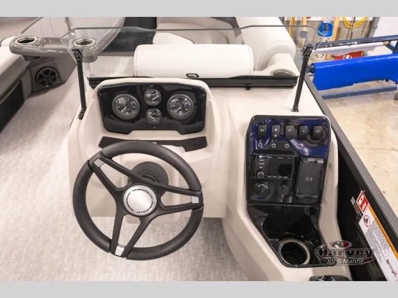 Slide: The Image of Interior view of Vectra Classic 21 QL 2026 helm console. - 19