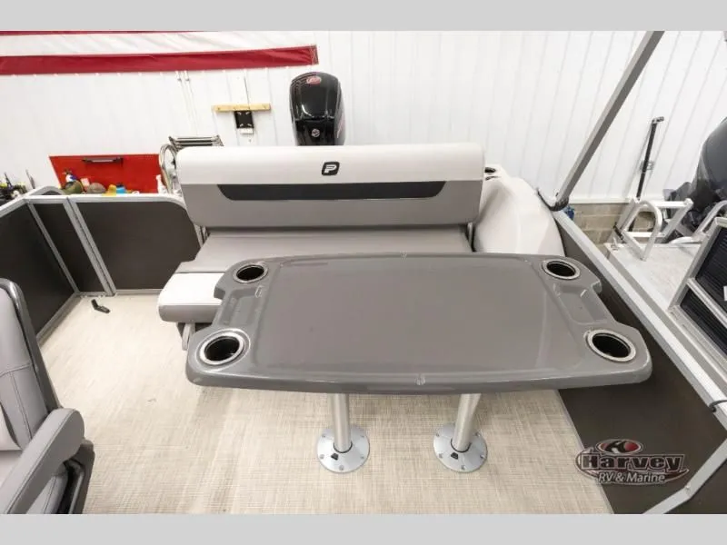 Slide: The Image of Interior of Vectra Speed 21 RL 2026 with table and bench seating. - 12