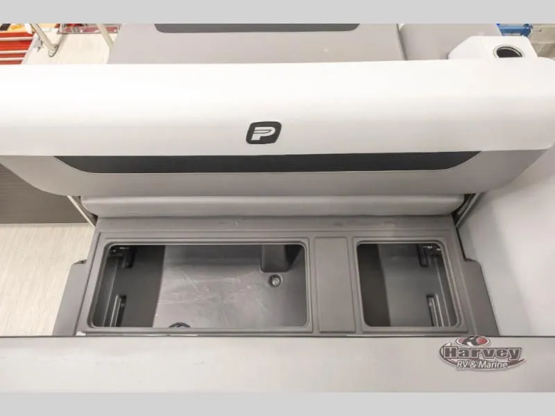 Slide: The Image of Interior of Vectra Speed 21 RL 2026 with storage compartment. - 13