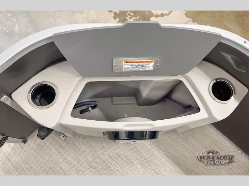 Slide: The Image of Interior view of Sportfisher Speed 21-4S 2026 with cup holders. - 24