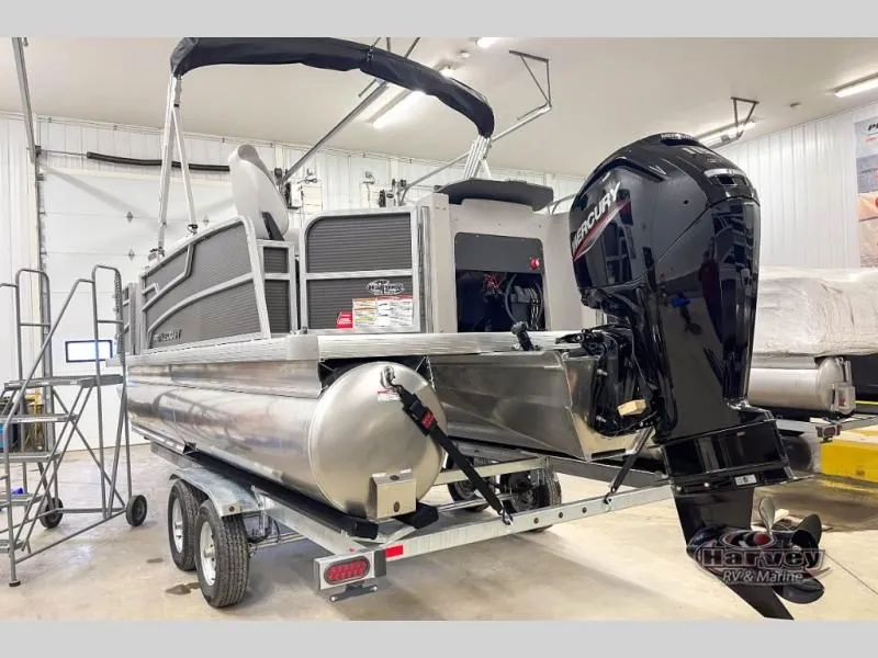 Slide: The Image of Sportfisher Speed 21-4S 2026 on trailer in workshop. - 6