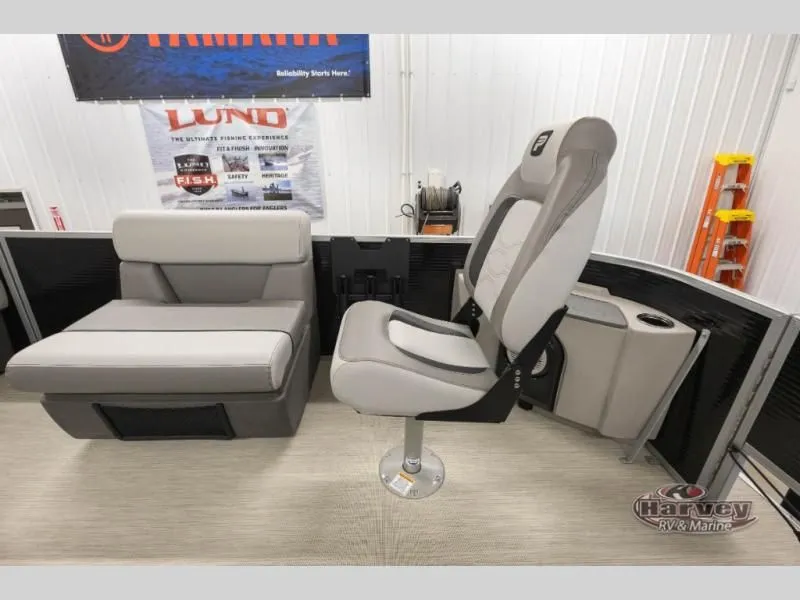 Slide: The Image of Interior of Sportfisher Classic 21-2S 2026 with comfortable seating. - 10