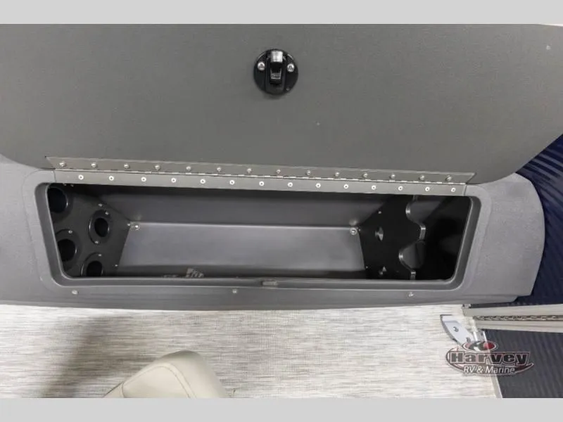 Slide: The Image of Storage compartment in S Series 22 SF boat, 2026 model. - 22