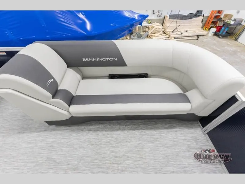 Slide: The Image of Bennington boat seat in workshop, S Series 22 SF model, year 2026. - 9