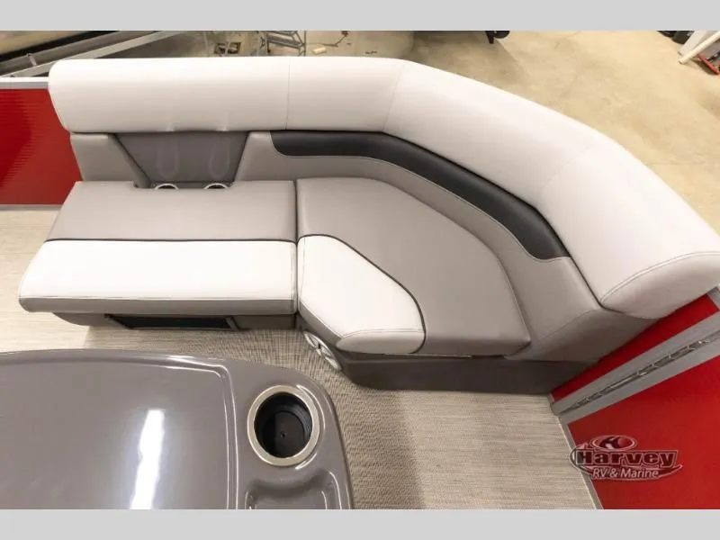 Slide: The Image of Interior of Vectra Classic 19 L 2026 with gray seating area. - 10