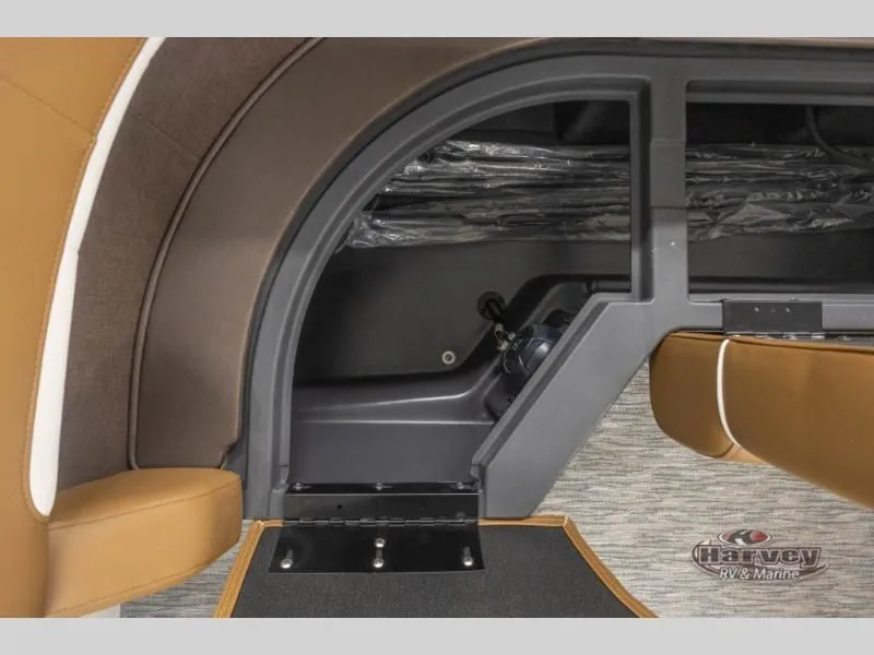 Slide: The Image of Interior of M Series 22 ML 2026 with brown seating. - 16