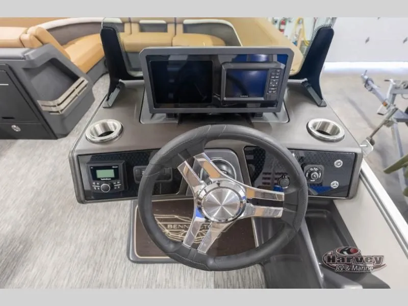 Slide: The Image of Dashboard of M Series 22 ML boat, model year 2026. - 20