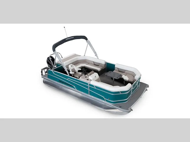 The Image of Vectra Classic 19 L 2026 pontoon boat with seating area. - 1