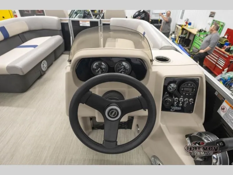 Slide: The Image of Steering console of a 2026 Jazz 19-4S boat. - 18