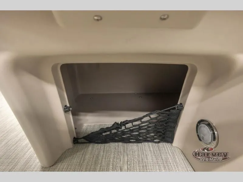 Slide: The Image of Interior of Jazz 19-4S 2026 with storage compartment and net. - 21