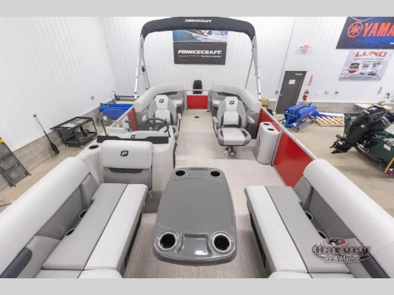 Slide: The Image of Interior view of 2026 Vectra Classic 21 QL pontoon boat. - 8