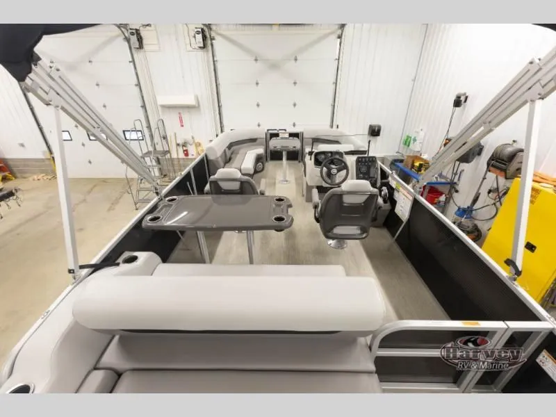 Slide: The Image of Interior view of Vectra Classic 21 RL boat, model year 2026. - 12
