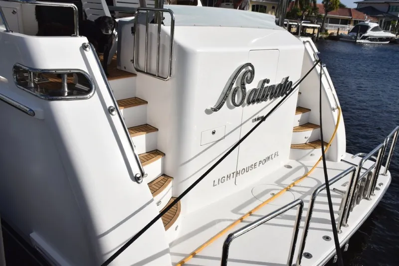 Slide: The Image of Transom with stairways up to aft deck - 59
