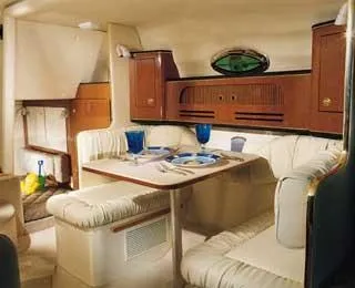 Slide: The Image of Interior of 2002 Sea Ray Sundancer 280 yacht. - 9