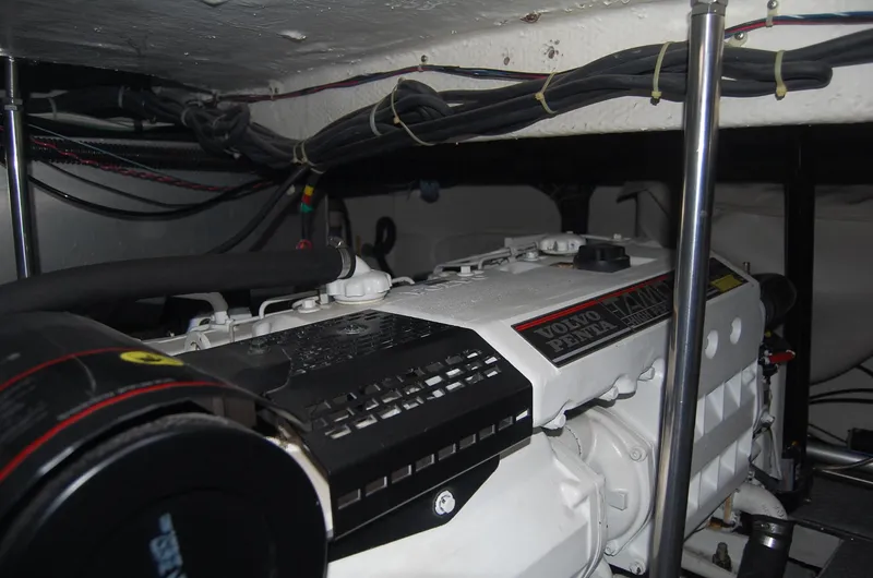 Slide: The Image of Engine room of 2002 Regal Commodore 4260 with Volvo Penta engine. - 44