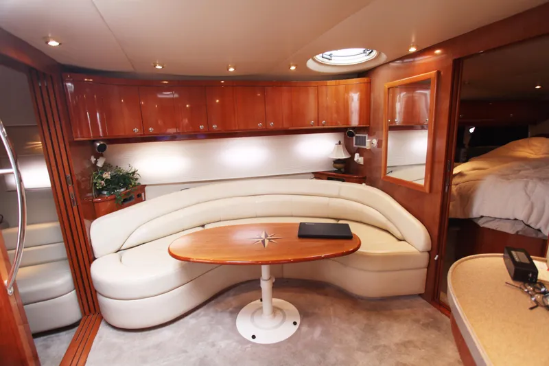 Slide: The Image of Interior of Regal Commodore 4260 yacht, luxurious design, 2002 model. - 6