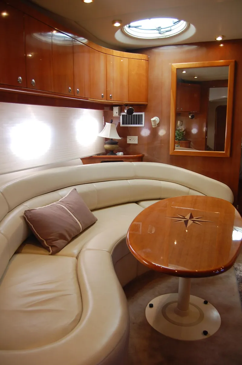 Slide: The Image of Luxurious interior of 2002 Regal Commodore 4260 yacht. - 7