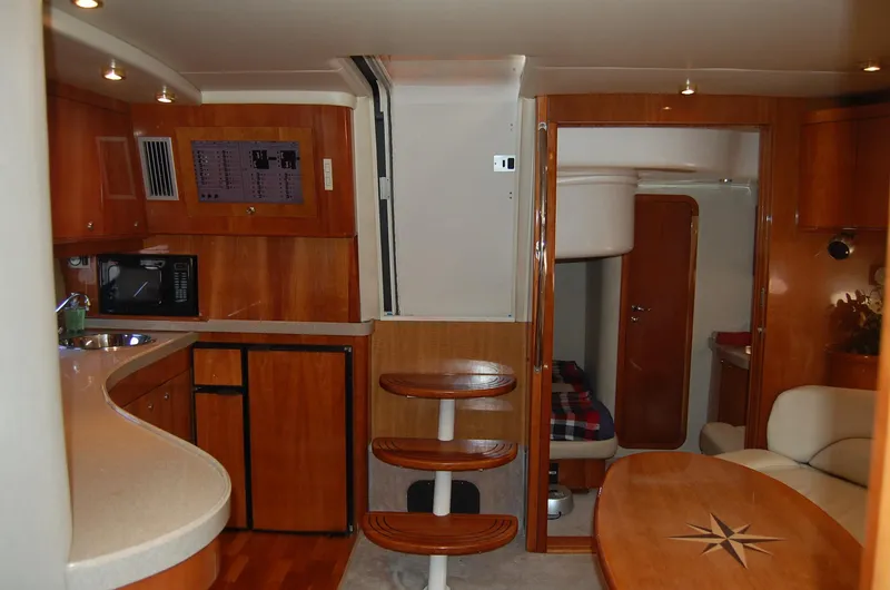 Slide: The Image of Interior of 2002 Regal Commodore 4260 yacht. - 9