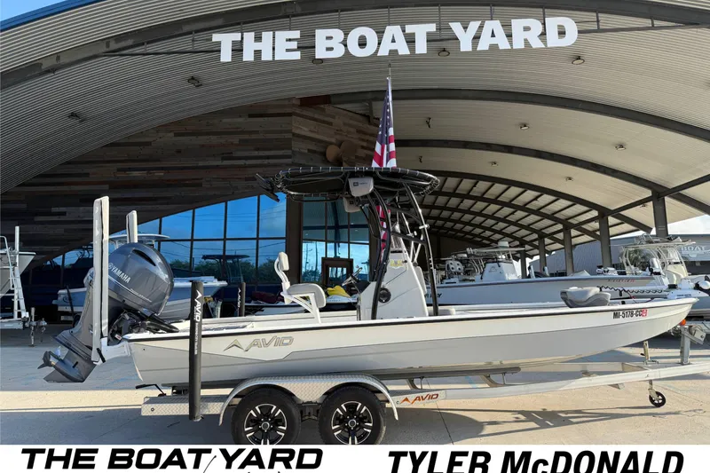 The Image of 2022 Avid 23 FS Magnum boat on trailer at The Boat Yard dealership. - 1